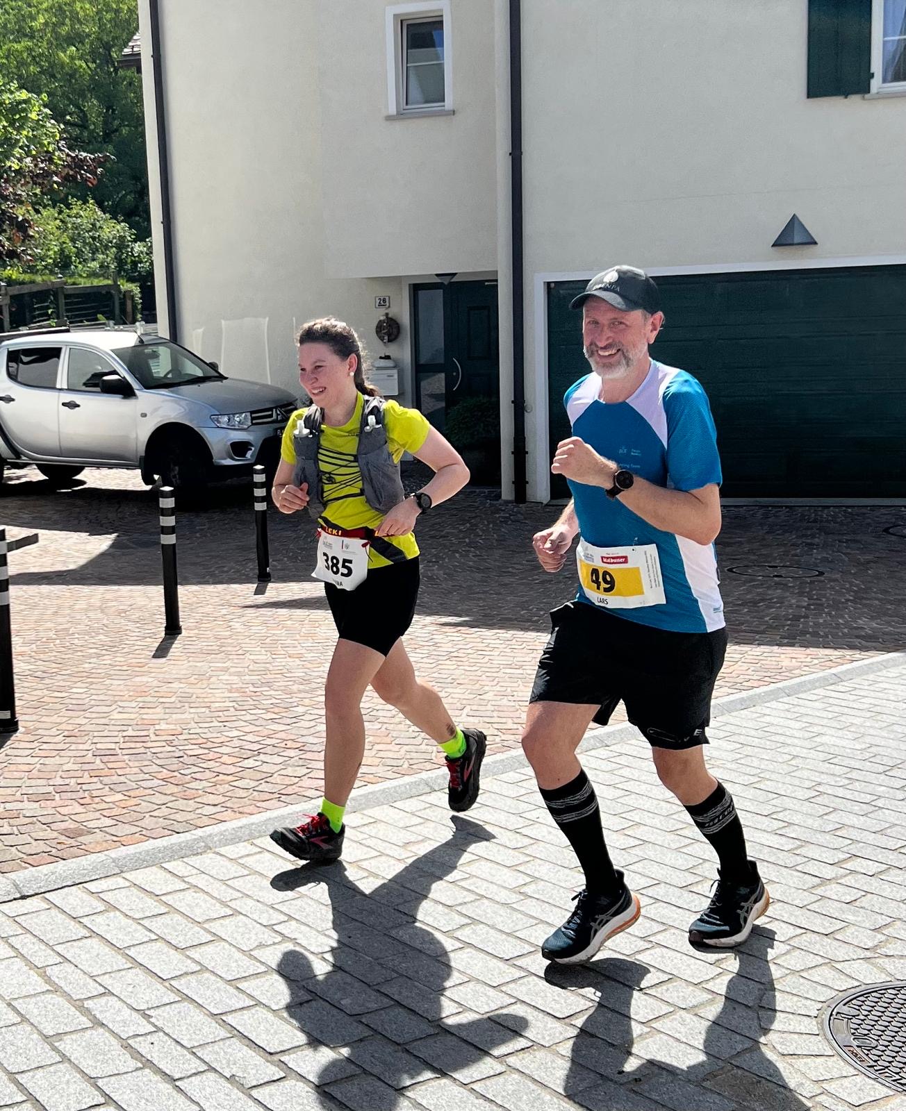 Seraina und Lars (noch) gemeinsam unterwegs